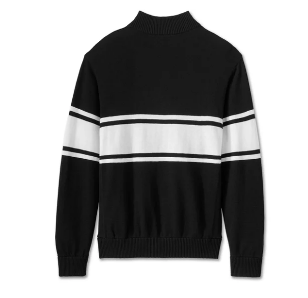 Longsleeve Willie G Skull Snap Front Black